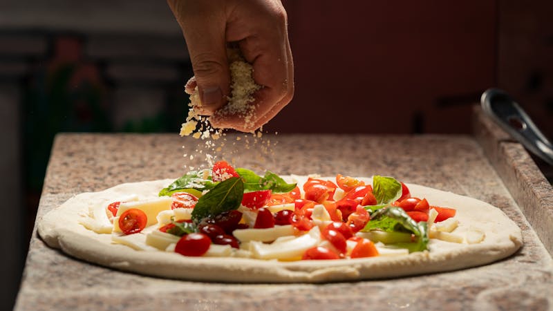 mod pizza catering event with fresh pizzas